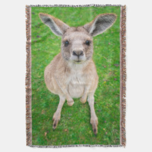 Getty Images   Baby Kangaroo Throw Blanket
