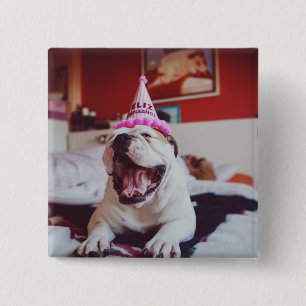 Getty Images British Bulldog 15 Cm Square Badge