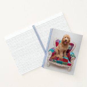 Getty Images Cute Goldendoodle Notebook