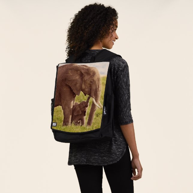 Getty Images | Elephant & Baby Backpack (Worn)