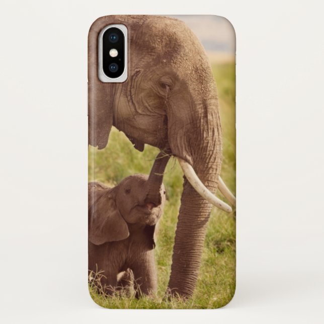 Getty Images | Elephant & Baby Case-Mate iPhone Case (Back)