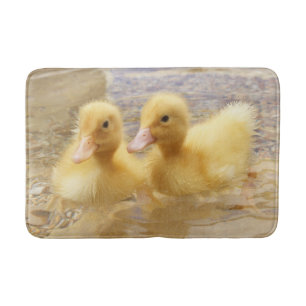 Getty Images Fuzzy Yellow Ducklings Bath Mat