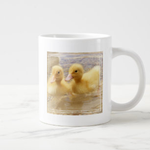 Getty Images Fuzzy Yellow Ducklings Large Coffee Mug