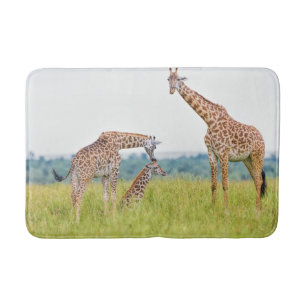 Getty Images   Giraffe Family Bath Mat