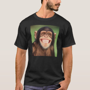 Getty Images   Grinning Chimpanzee T-Shirt