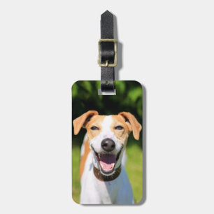 Getty Images Laughing Dog Luggage Tag