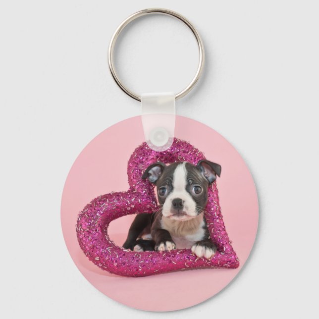 Getty Images | Puppy Love Key Ring (Front)