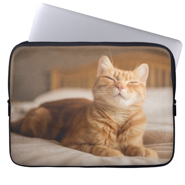 Getty Images | Sleepy Cat Laptop Sleeve (Front)