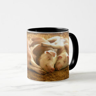 Getty Images   Snuggling Pigs Mug