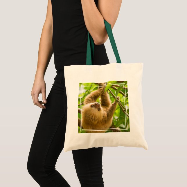 Getty Images | Upside Down Sloth Tote Bag (Front (Product))