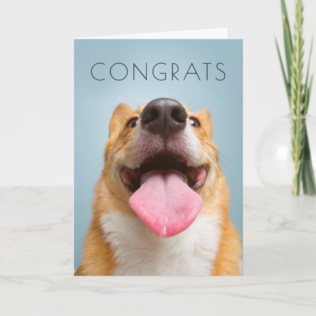 Getty Images | Very Happy Corgi Card (Front)