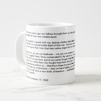 Gettysburg Address Jumbo Mug