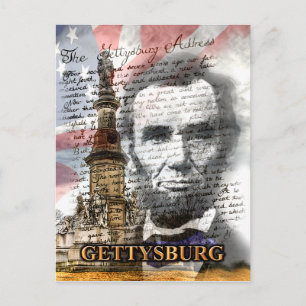 Gettysburg Address Postcard