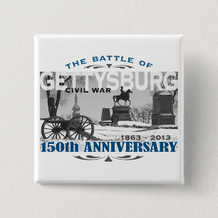 Gettysburg Battle 150 Anniversary 15 Cm Square Badge
