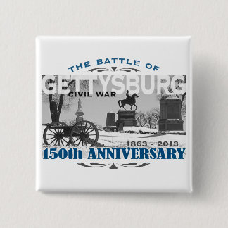 Gettysburg Battle 150 Anniversary 15 Cm Square Badge