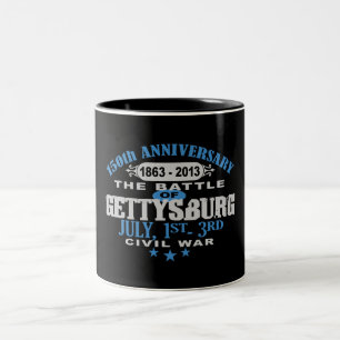 Gettysburg Battle 150 Anniversary Two-Tone Coffee Mug