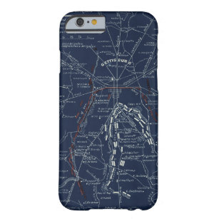 Gettysburg Battlefield Civil War Map (1863) Barely There iPhone 6 Case