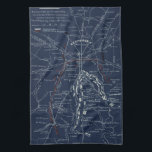 Gettysburg Battlefield Civil War Map (1863) Tea Towel<br><div class="desc">Title     Gettysburg battlefield Contributor Names     Cope,  Emmor B.  Created / Published     [S.l.,  1863]  Subject Headings     -  Gettysburg,  Battle of,  Gettysburg,  Pa.,  1863--Maps      -  Gettysburg Region (Pa.)--Maps      -  United States--Pennsylvania--Gettysburg      -  Gettysburg (Pa.),  Battle of</div>