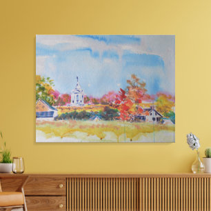 Gettysburg Battlefield Landscape / Larry Lerew Canvas Print