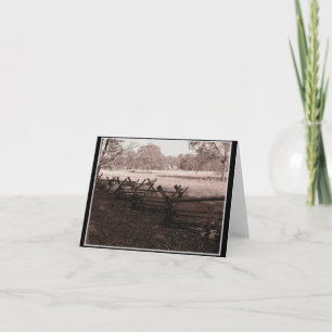Gettysburg - Battlefield Note Card #1