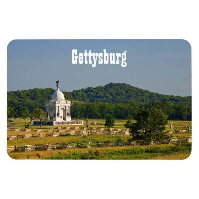 Gettysburg Battlefield  Premium Magnet (Horizontal)