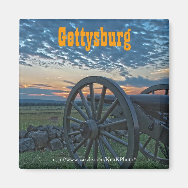 Gettysburg Cannon II Magnet (Front)