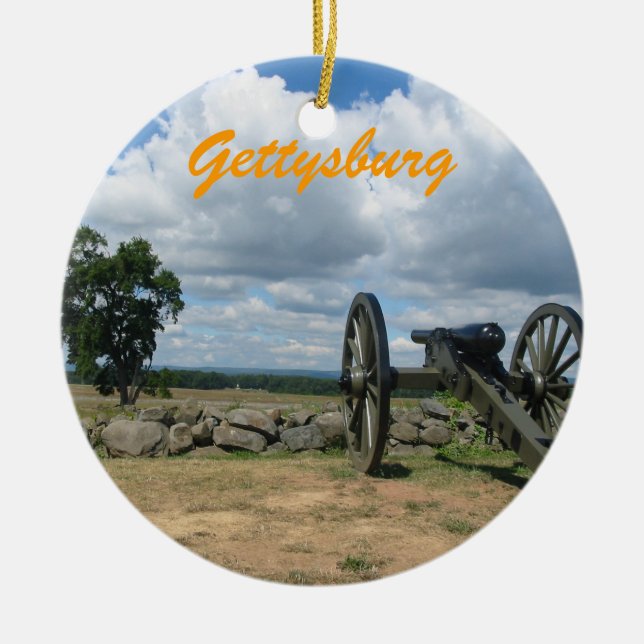Gettysburg Christmas Ornament (Front)