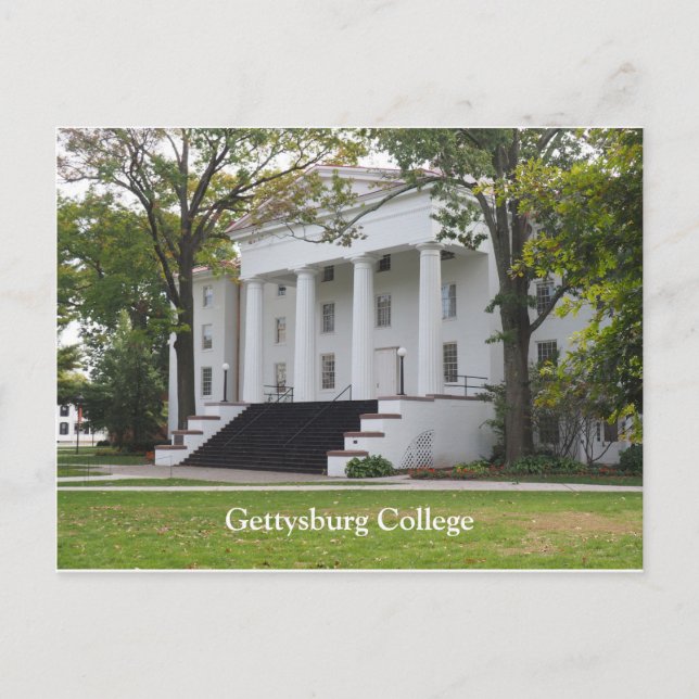 gettysburg College Postcard (Front)