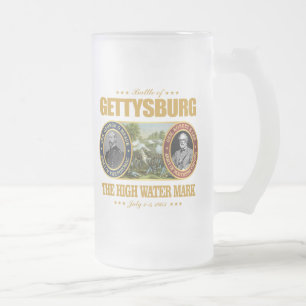 Gettysburg (FH2) Frosted Glass Beer Mug