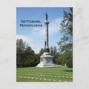 Gettysburg National Cemetery Postcard