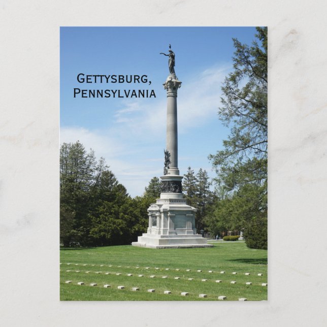 Gettysburg National Cemetery Postcard (Front)