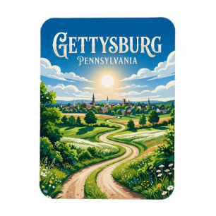 Gettysburg USA Magnet