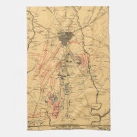 Gettysburg & Vicinity Troop Positions July 3 1863