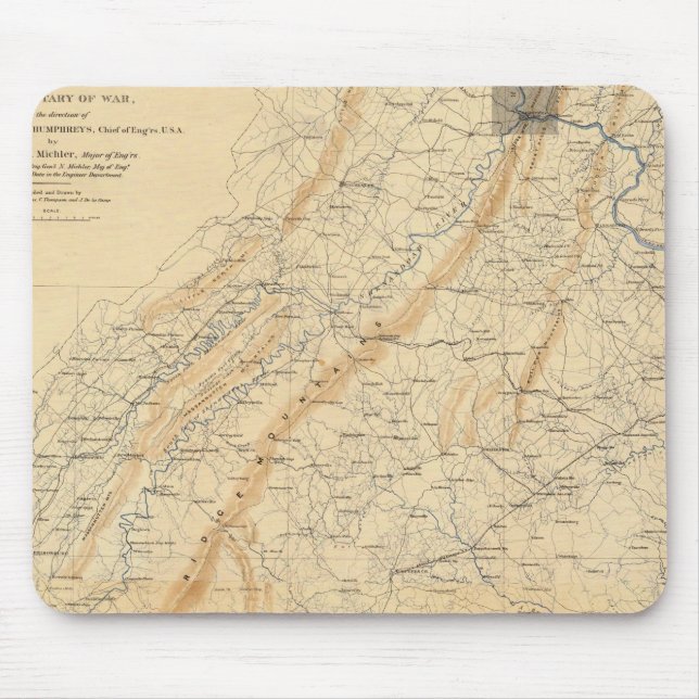 Gettysburg, Virginia Mouse Mat (Front)