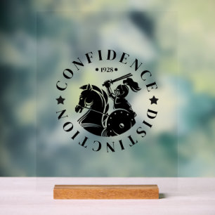 GEUEE Vintage Knight Series Acrylic Sign