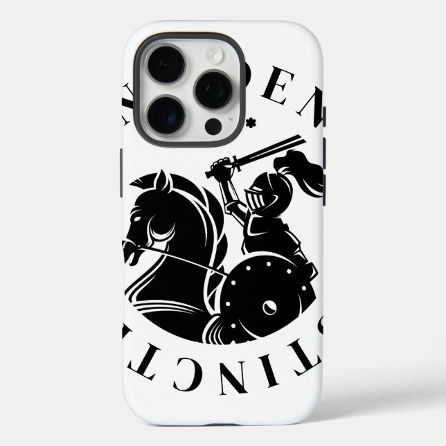 GEUEE Vintage Knight Series Case-Mate iPhone Case (Back)