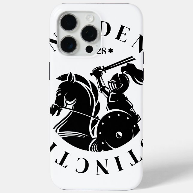 GEUEE Vintage Knight Series Case-Mate iPhone Case (Back)