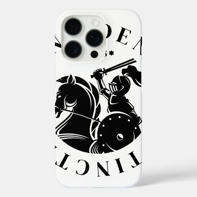 GEUEE Vintage Knight Series Case-Mate iPhone Case (Back)