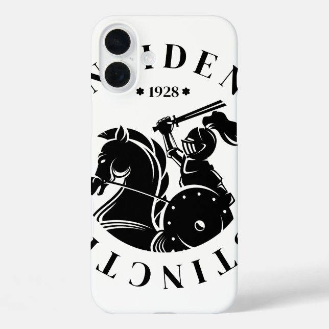 GEUEE Vintage Knight Series Case-Mate iPhone Case (Back)