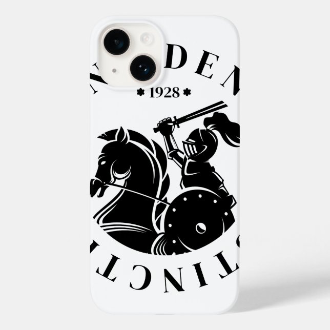 GEUEE Vintage Knight Series Case-Mate iPhone Case (Back)