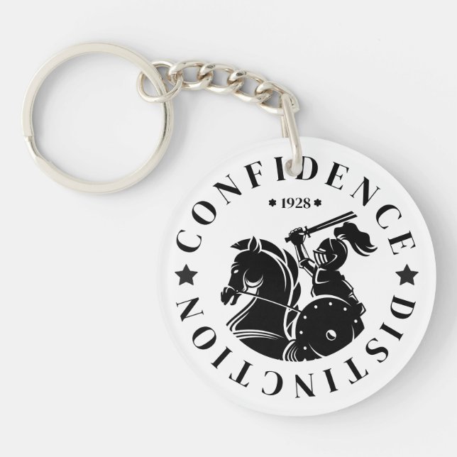 GEUEE Vintage Knight Series Key Ring (Front)