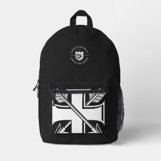 GEUEE Vintage Knight Series Printed Backpack
