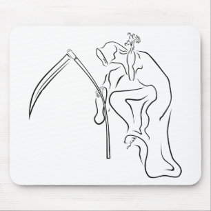 Gevatter / Godfather / Grim HIP HOP Mouse Mat