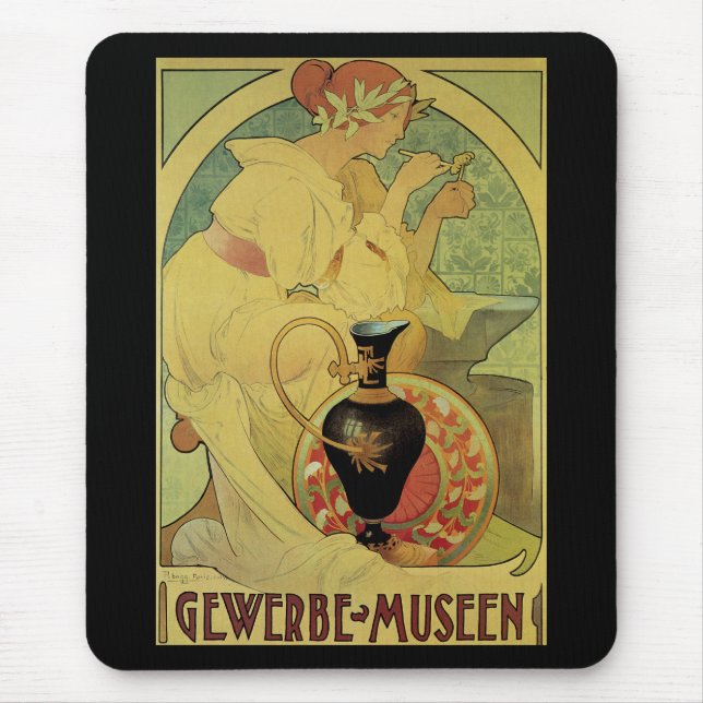 Gewerbe Museen Mouse Mat (Front)