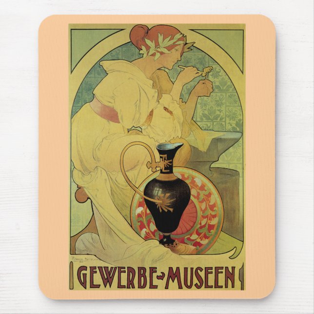 Gewerbe Museen Mouse Mat (Front)