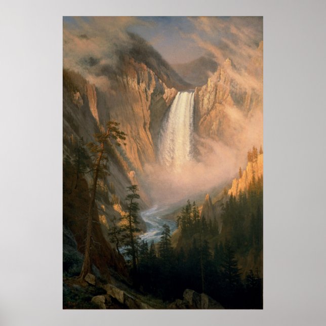 Geysers in Yellowstone Poster (Front)
