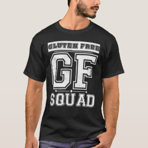 Gf Squad Gluten Free Wheat Celiac Disease Awarenes T-Shirt
