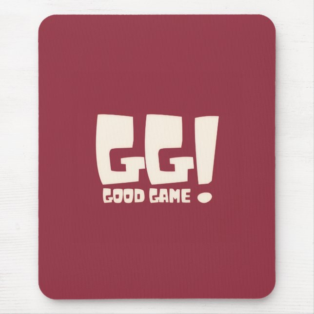 GG Good Game Retro Gamer Mouse Mat (Front)