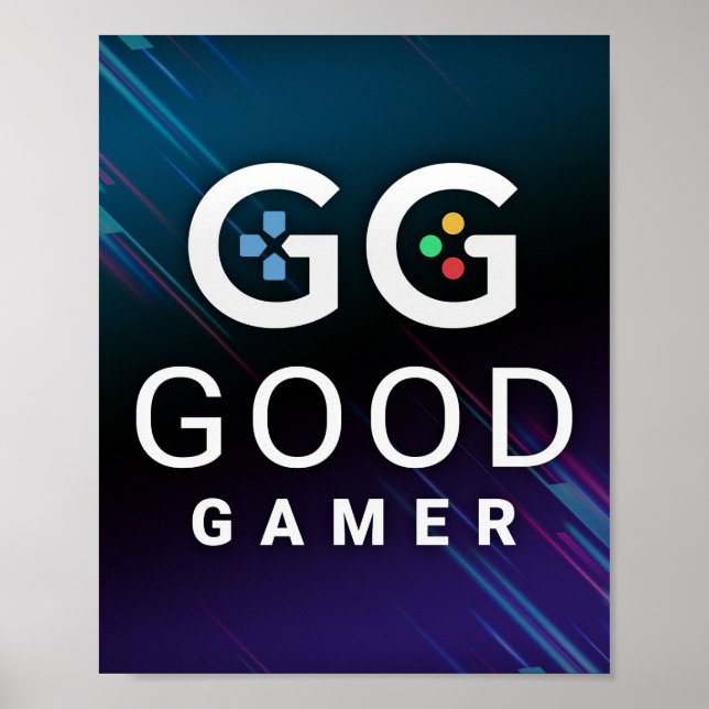 GG Good Gamer Video Poster (Front)