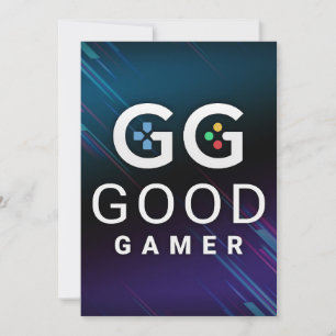 GG Good Gamer Video Save The Date